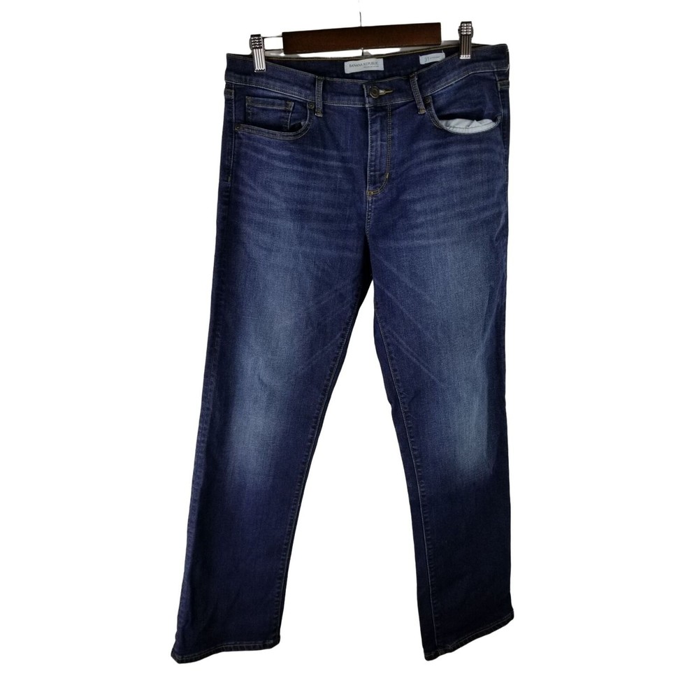 Banana Republic Straight Denim Jeans 31 Men's Blue Used